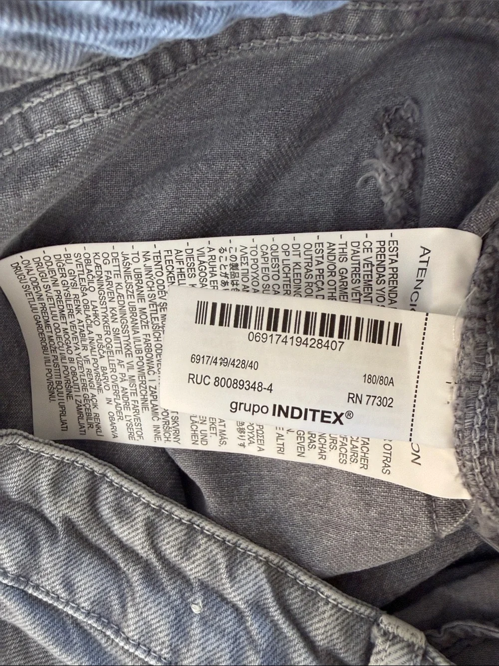 Zara men baggy shorts